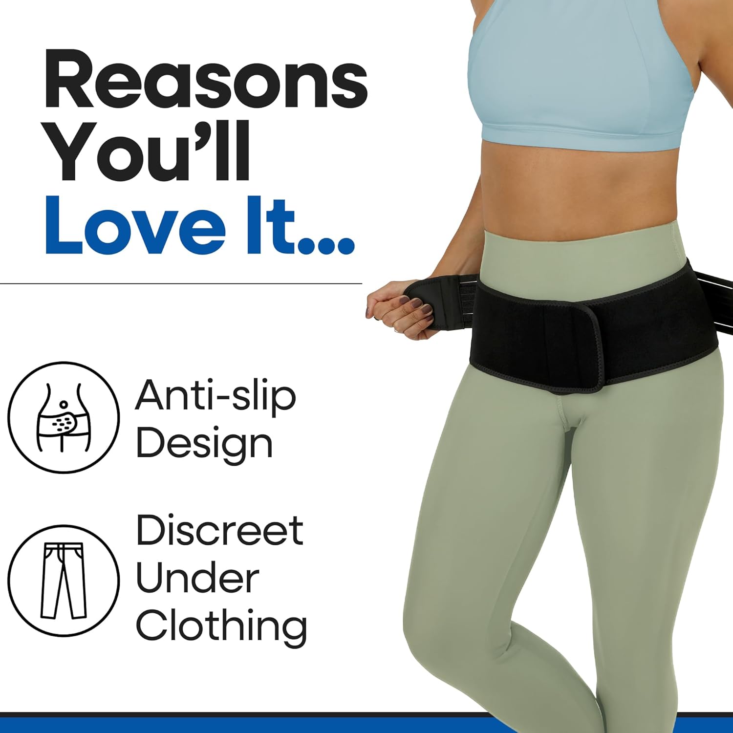 SI Belt Sacroiliac Belt & Brace for Sciatica Pain Relief