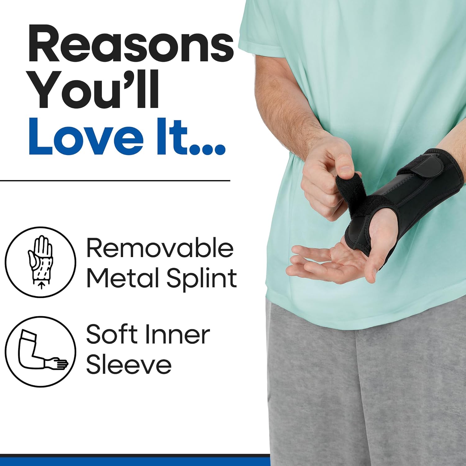 Carpal Tunnel Wrist Brace Night Support