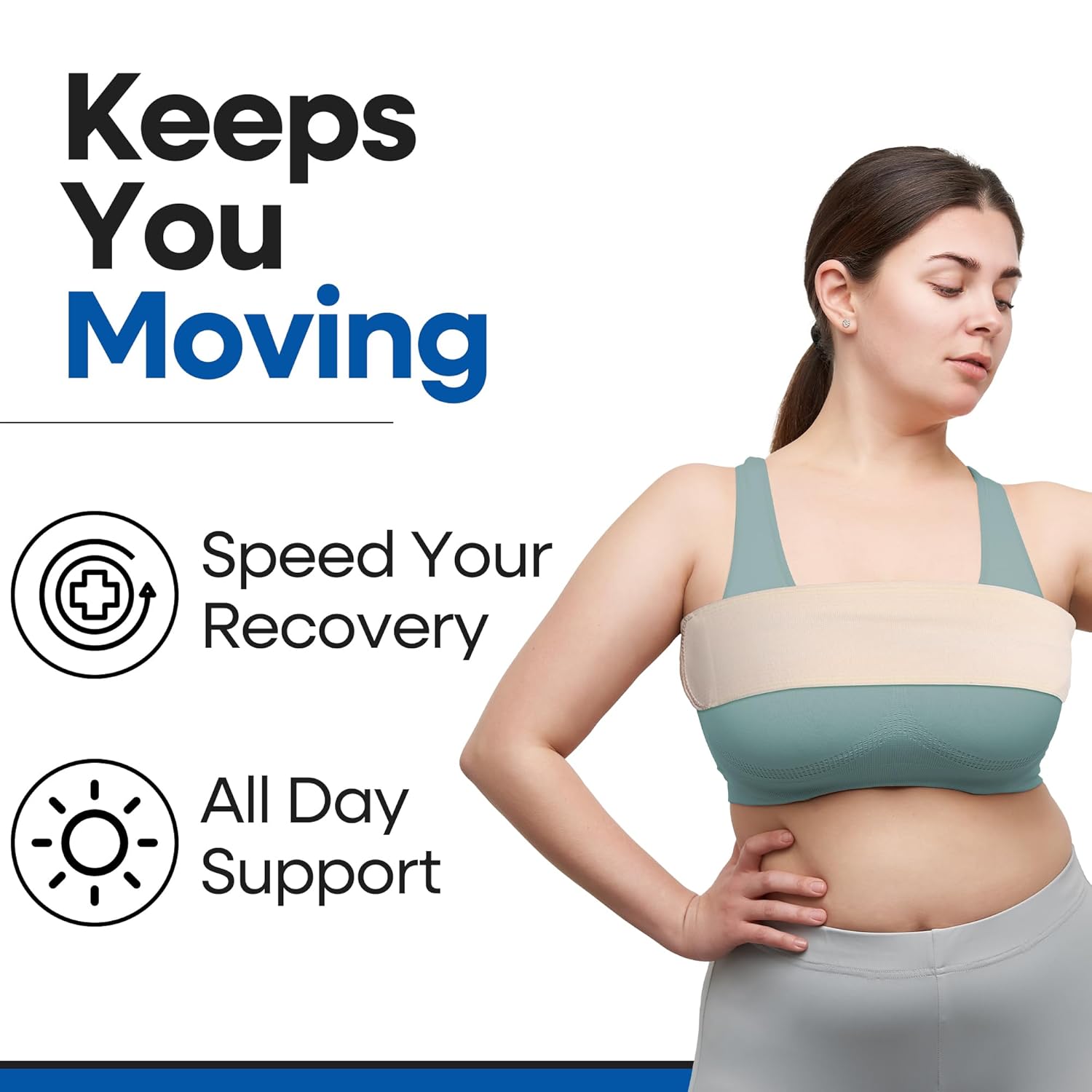 Post Op Breast Augmentation Band - Breast Implant Compression