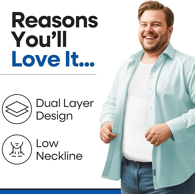 Gynecomastia Compression Shirt Tank Top For Men