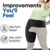 Hip Brace Thigh Compression Sleeve – Plus Size Hamstring Compression Sleeve