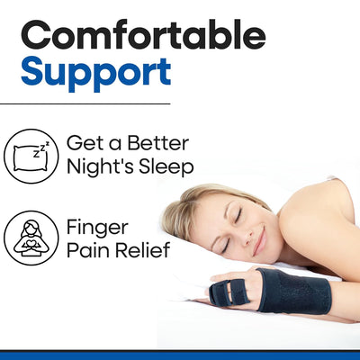 Trigger Finger Splint Finger Brace – Supports Two or Three Fingers