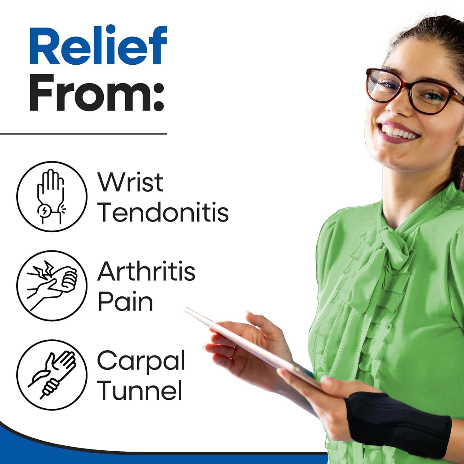 Carpal Tunnel Wrist Brace Night Support