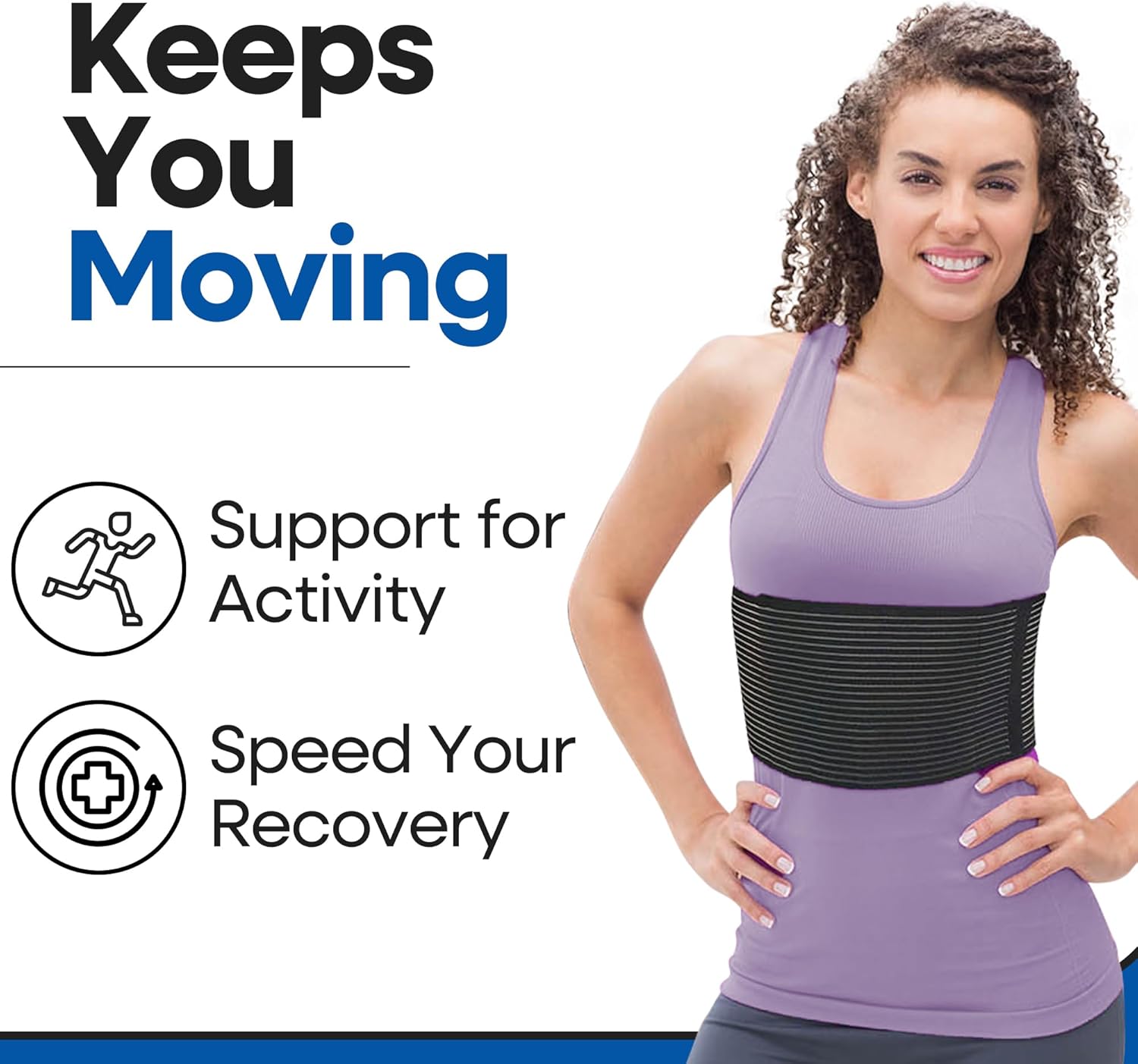 Rib Brace Chest Binder – Broken or Cracked Rib Belt