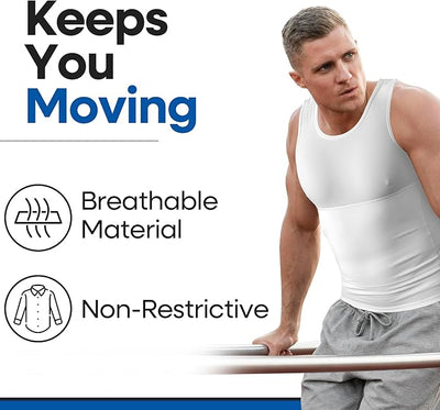 Compression Shirt For Men | Gynecomastia Compression Tank Top Mens