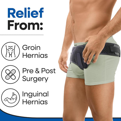 Double Hernia Belt For Men Inguinal Hernia