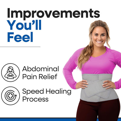 Abdominal Binder Post Surgery Tummy Tuck - Postpartum Belly Band Wrap