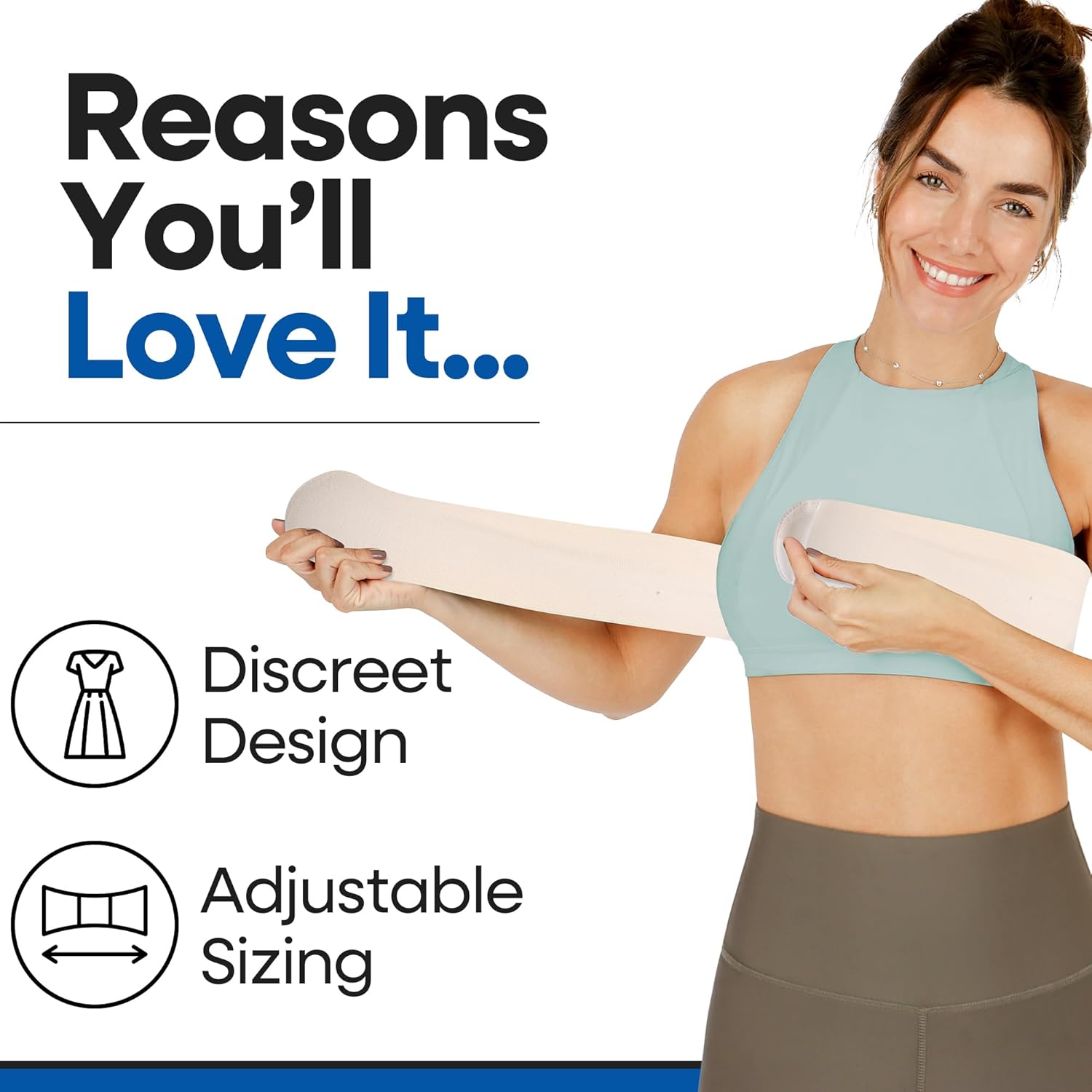 Post Op Breast Augmentation Band - Breast Implant Compression