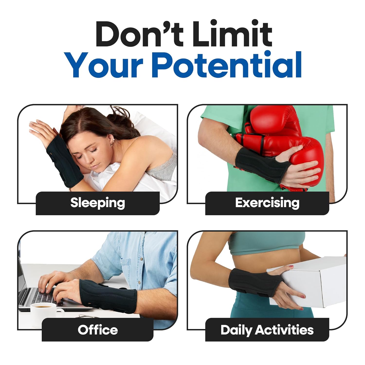 Carpal Tunnel Wrist Brace Night Support