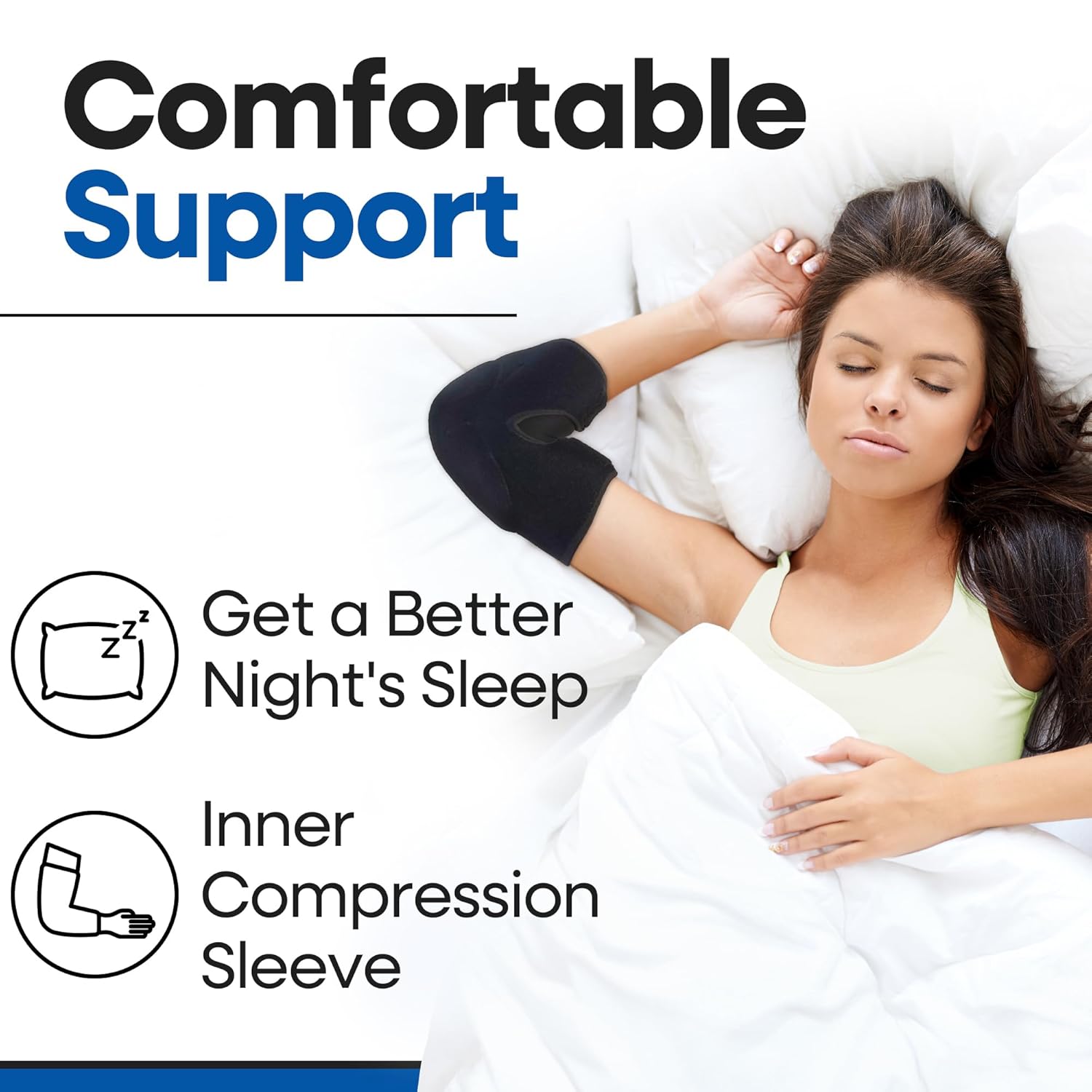 Elbow Pad Bursitis Elbow Brace | Padded Elbow Compression Sleeve