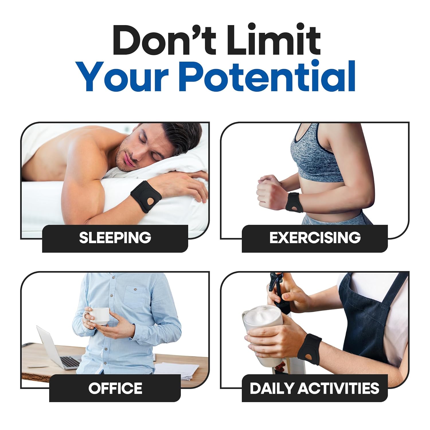 Wrist Wrap Compression Wrist Brace For TFCC Tears