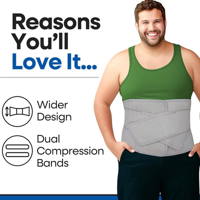 Abdominal Binder Post Surgery Tummy Tuck - Postpartum Belly Band Wrap