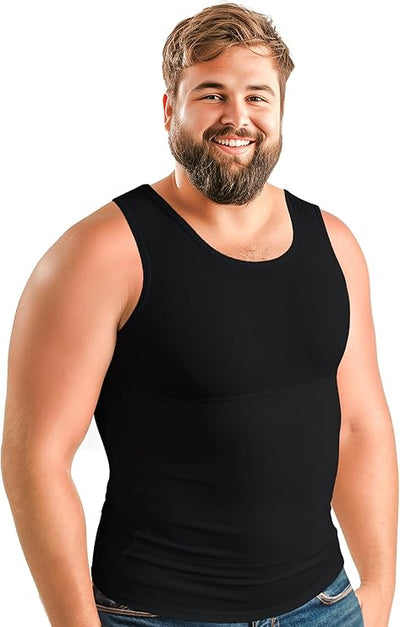 Compression Shirt For Men | Gynecomastia Compression Tank Top Mens