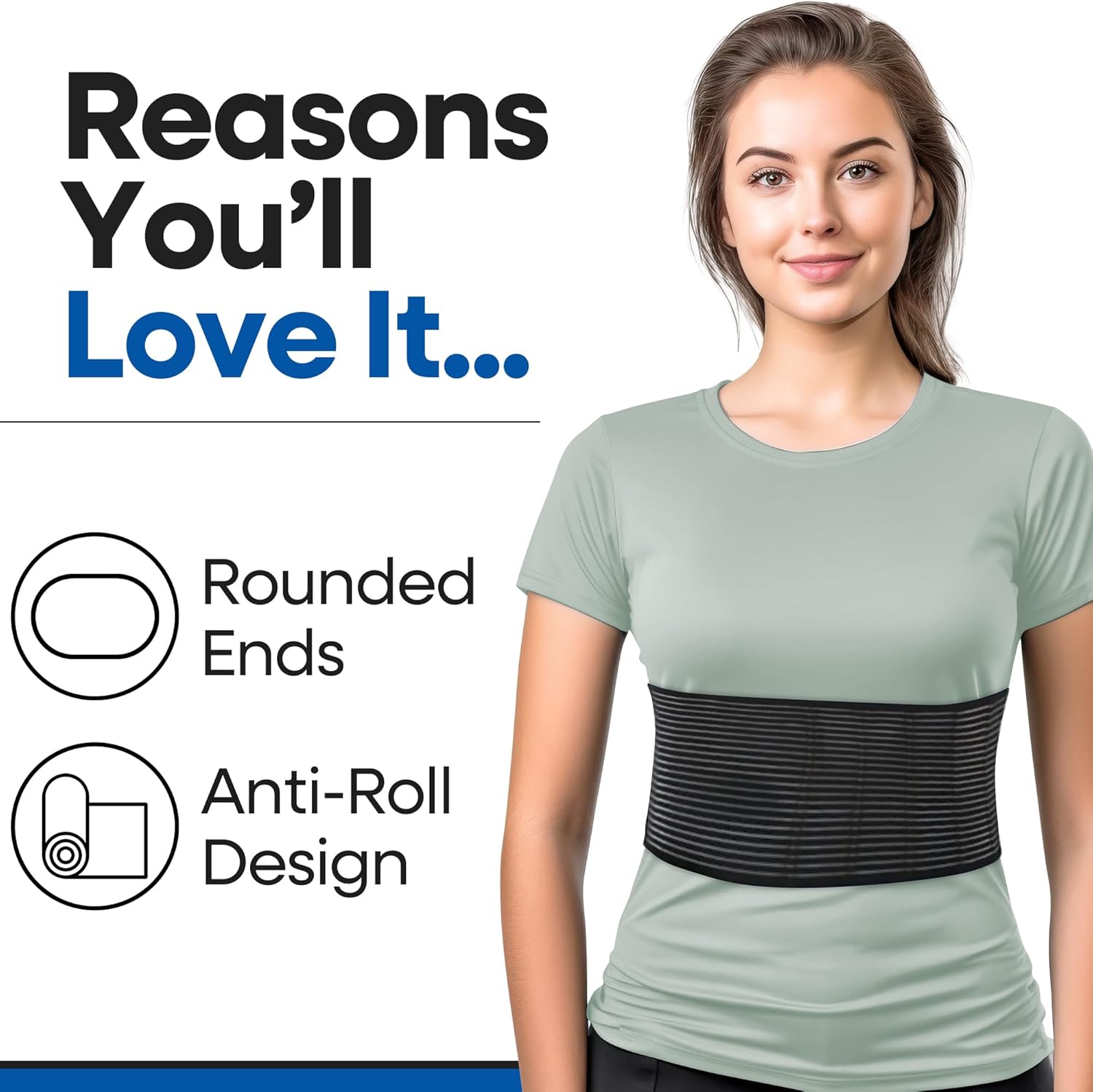 Rib Brace Chest Binder – Broken or Cracked Rib Belt