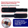 Wrist Wraps for Wrist Support – Wrist Compression for Tendonitis (2 Wraps)