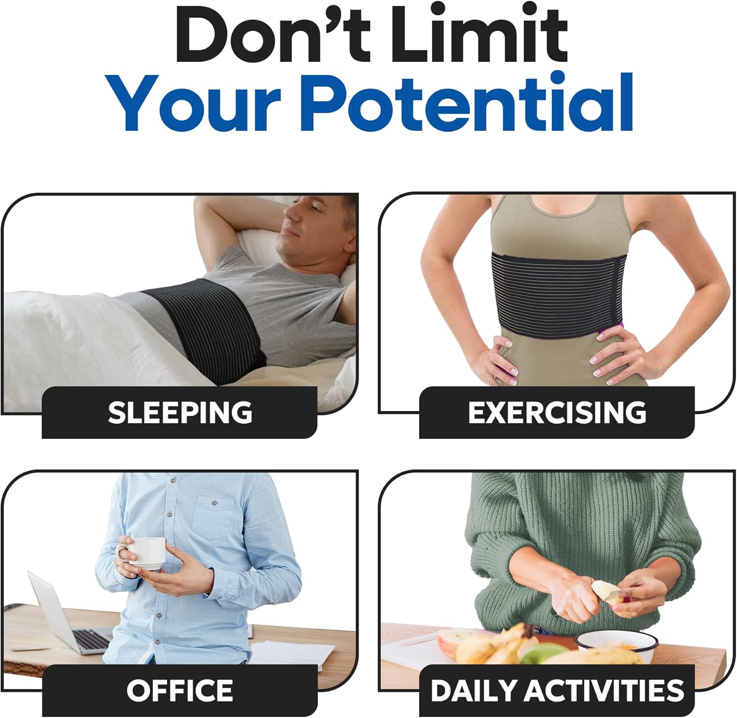 Rib Brace Chest Binder – Broken or Cracked Rib Belt