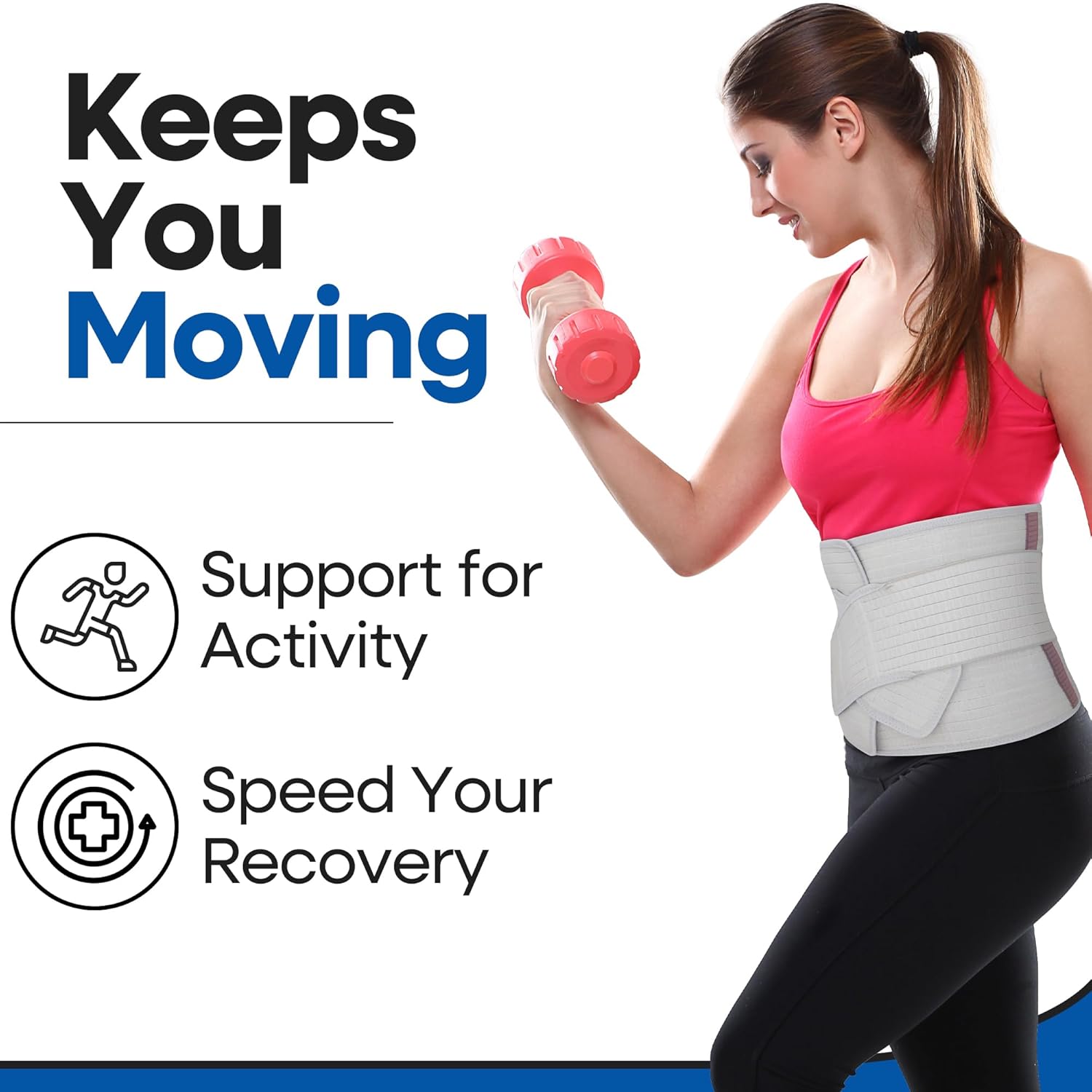 Abdominal Binder Post Surgery Tummy Tuck - Postpartum Belly Band Wrap