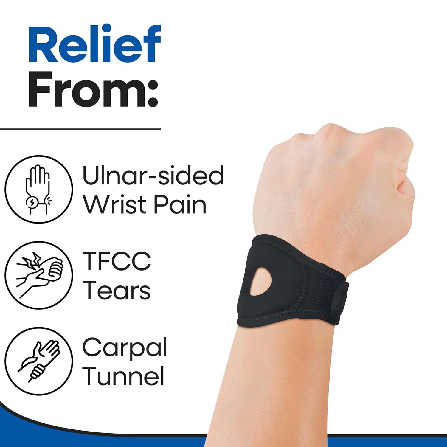 Wrist Wrap Compression Wrist Brace For TFCC Tears