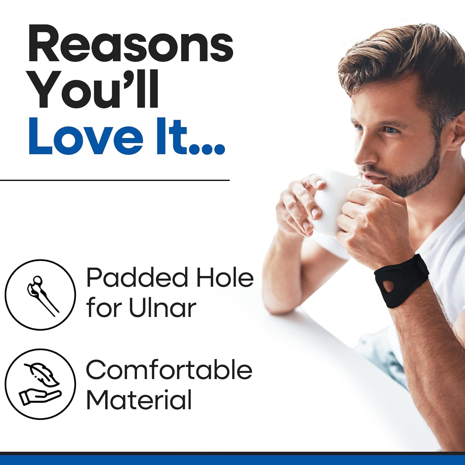 Wrist Wrap Compression Wrist Brace For TFCC Tears