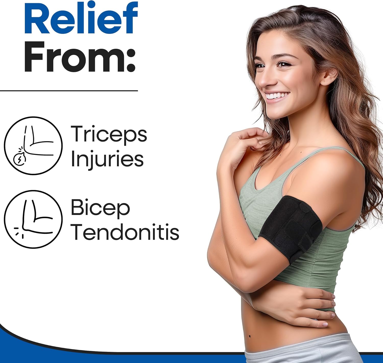 Bicep Tendonitis Brace Compression Sleeve