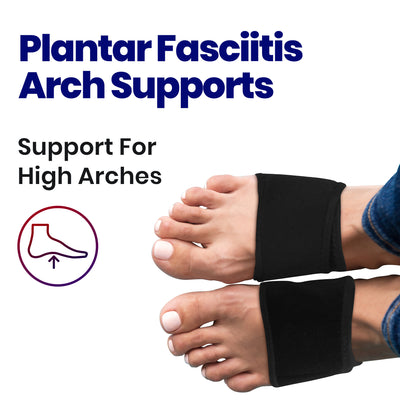 Plantar Fasciitis Arch Supports - Adjustable Compression Sleeves