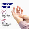 Boxer Finger Splint Hand Brace – Hand Brace & Metacarpal Splint for Broken Fingers, Wrist & Hand Injuries or Little Finger Fracture