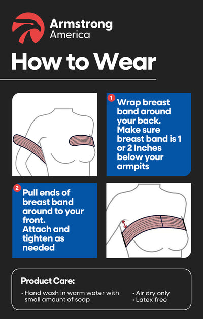 Post Op Breast Augmentation Band - Breast Implant Compression