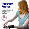 Trigger Finger Splint Finger Brace – Supports Two or Three Fingers