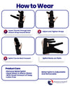 Trigger Finger Splint Finger Brace – Supports Two or Three Fingers