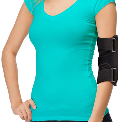 Elbow Brace Comfortable Elbow Splint – Cubital Tunnel Brace for Sleeping or Ulnar Nerve (Fits Most)