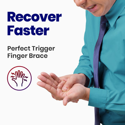 Trigger Finger Splint Finger Brace with Palm Band
