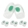 Kids Heel Cups - Gel Heel Cushions for Heel Pain Relief - Kids 2-5, Womens 4-7US (3 Pairs)