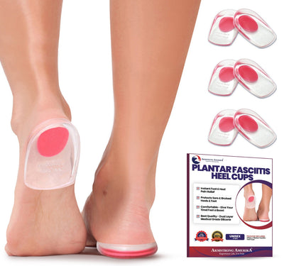 MOUNTAINOR Silicone Gel Heel Socks For Dry Hard Cracked Heel Repair Pad -  Pink Reviews Online | Nykaa