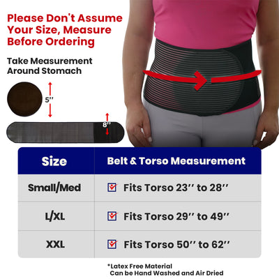 Hernia Belt for Men and Women - Abdominal Binder For Umbilical Hernias