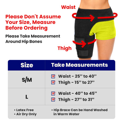 Hip Brace Hamstring  Compression Sleeve – Sciatica Pain Relief Brace