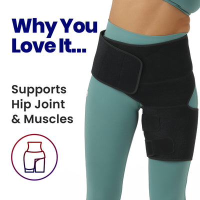 Hip Brace Hamstring  Compression Sleeve – Sciatica Pain Relief Brace