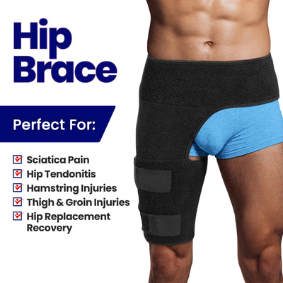 Hip Brace Hamstring  Compression Sleeve – Sciatica Pain Relief Brace