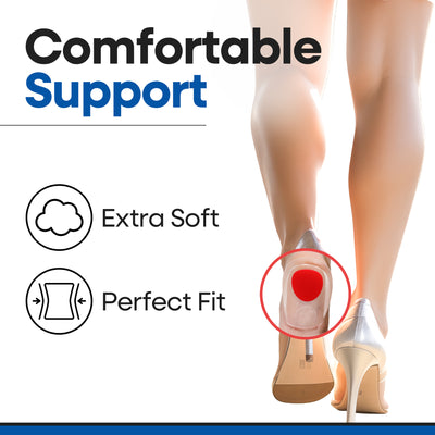 Gel Heel Cups Plantar Fasciitis Inserts 3 x Pairs