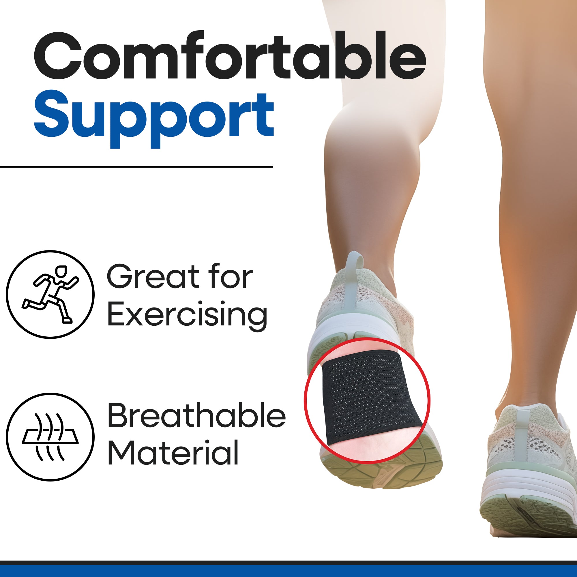Copper Infused Plantar Fasciitis Brace Arch Supports (3 Pairs)