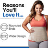 Abdominal Binder Plus Size Belly Binder - Beige Stomach Compression Wrap