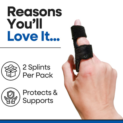 Finger Brace Trigger Finger Splint - 2 Pack
