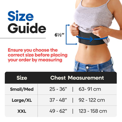Rib Brace Chest Binder – Broken or Cracked Rib Belt