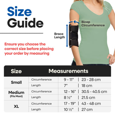 Elbow Brace Comfortable Elbow Splint – Cubital Tunnel Brace for Sleeping or Ulnar Nerve (Fits Most)