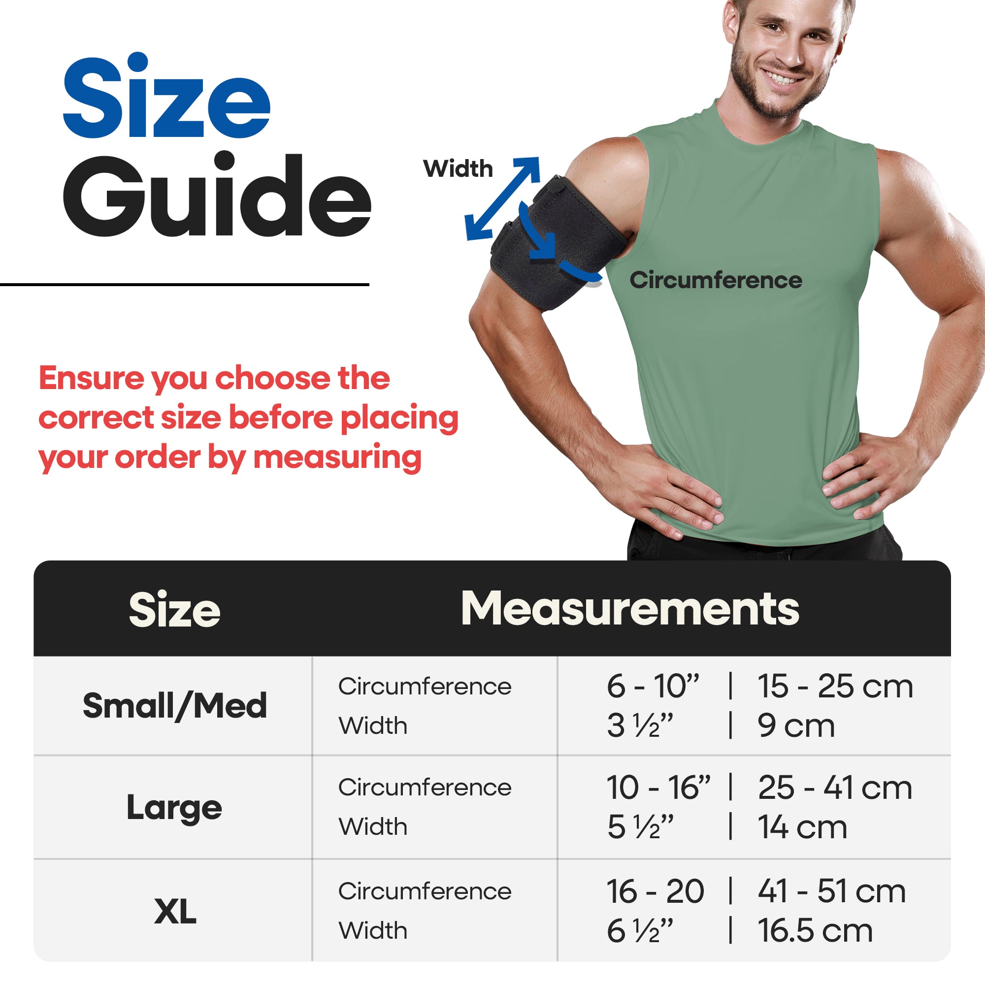 Bicep Tendonitis Brace Compression Sleeve