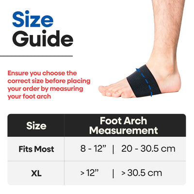 Plantar Fasciitis Brace Arch Supports (3 Pairs)