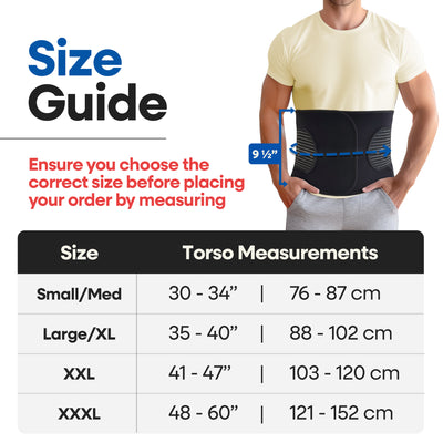 Hernia Belt for Men & Women with Support Straps and Pressure Pad