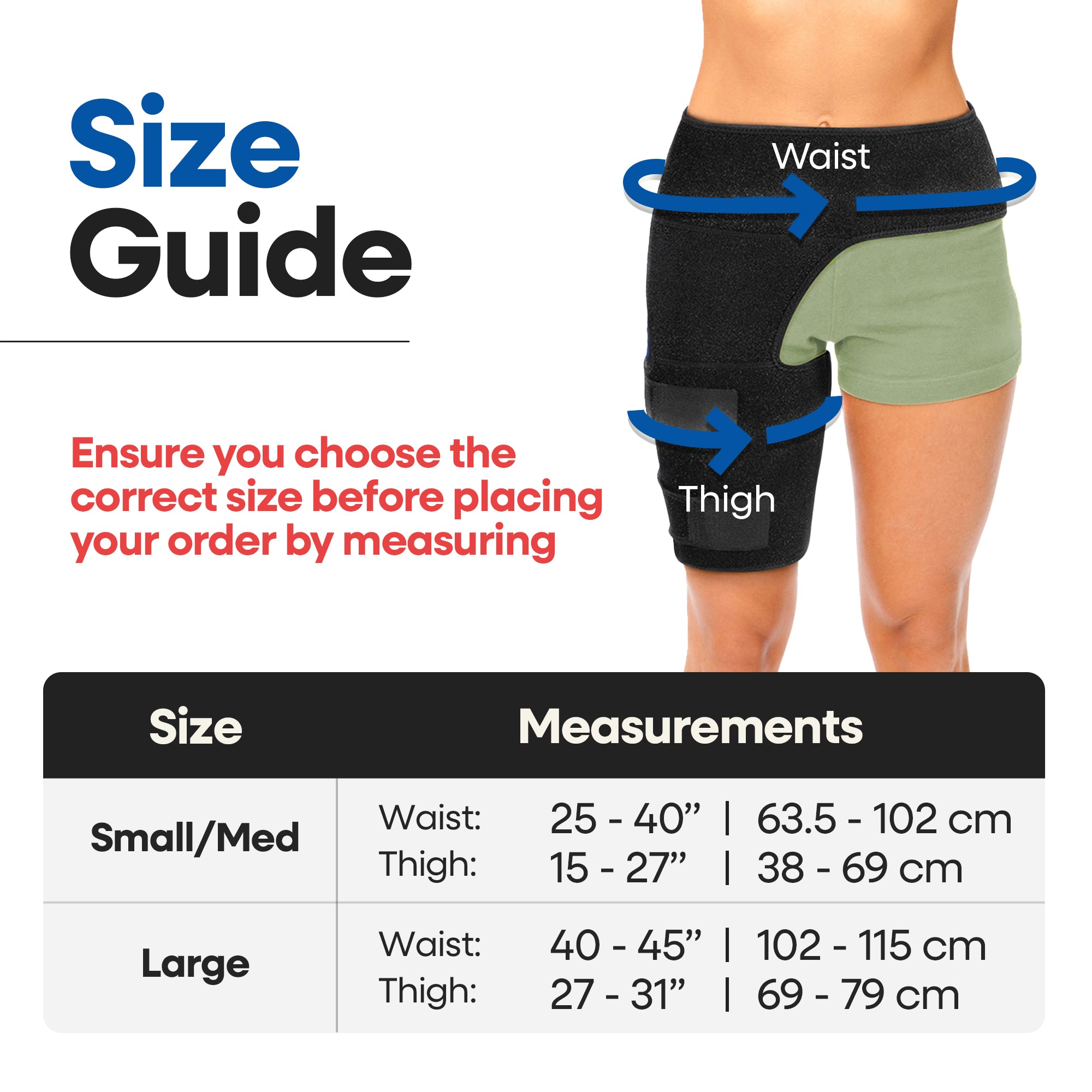 Hip Brace Hamstring  Compression Sleeve – Sciatica Pain Relief Brace