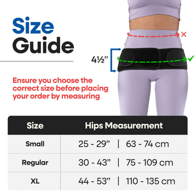 SI Belt Sacroiliac Belt & Brace for Sciatica Pain Relief