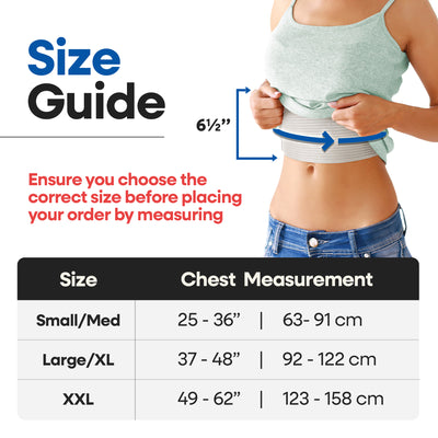 Chest Binder Rib Brace Beige Rib Belt