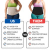 Abdominal Binder Plus Size Belly Binder - Beige Stomach Compression Wrap